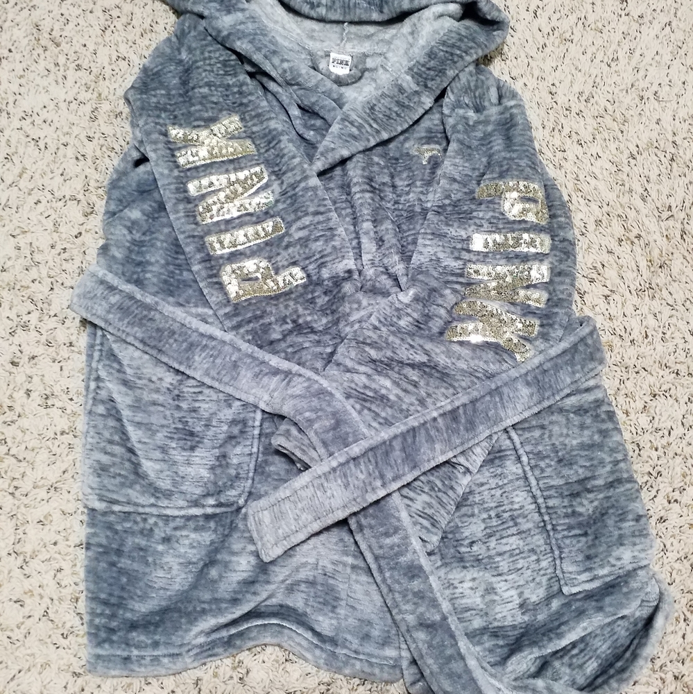 Victoria Secret Pink Womens Bling Bathrobe